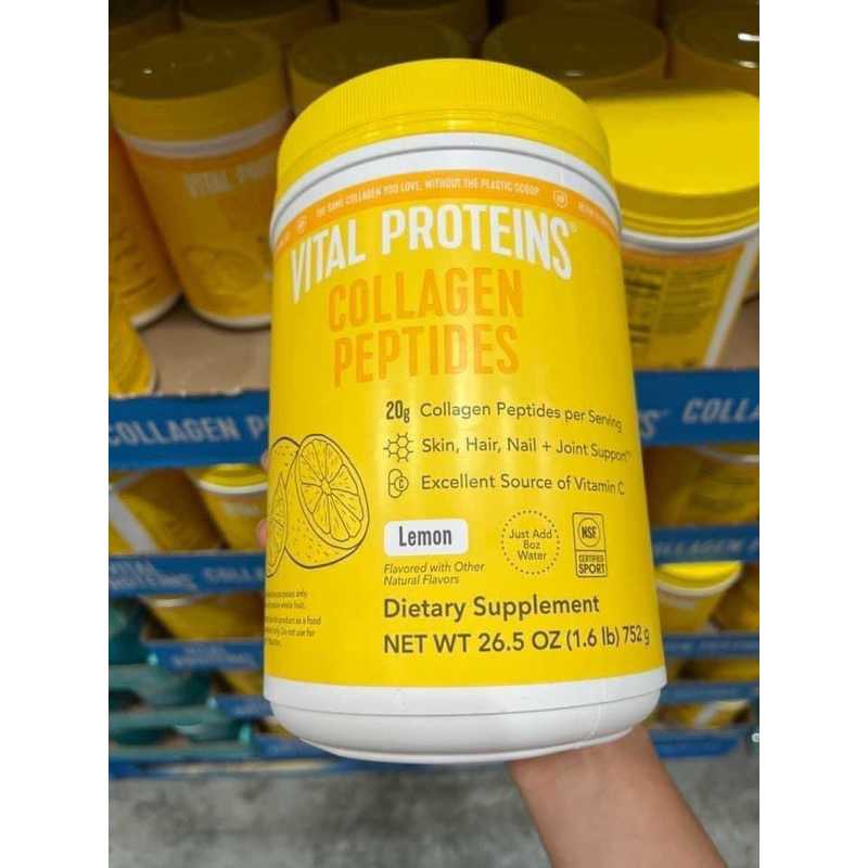 Collagen Vital Proteins collagen peptides Lemon Powder (Us Product