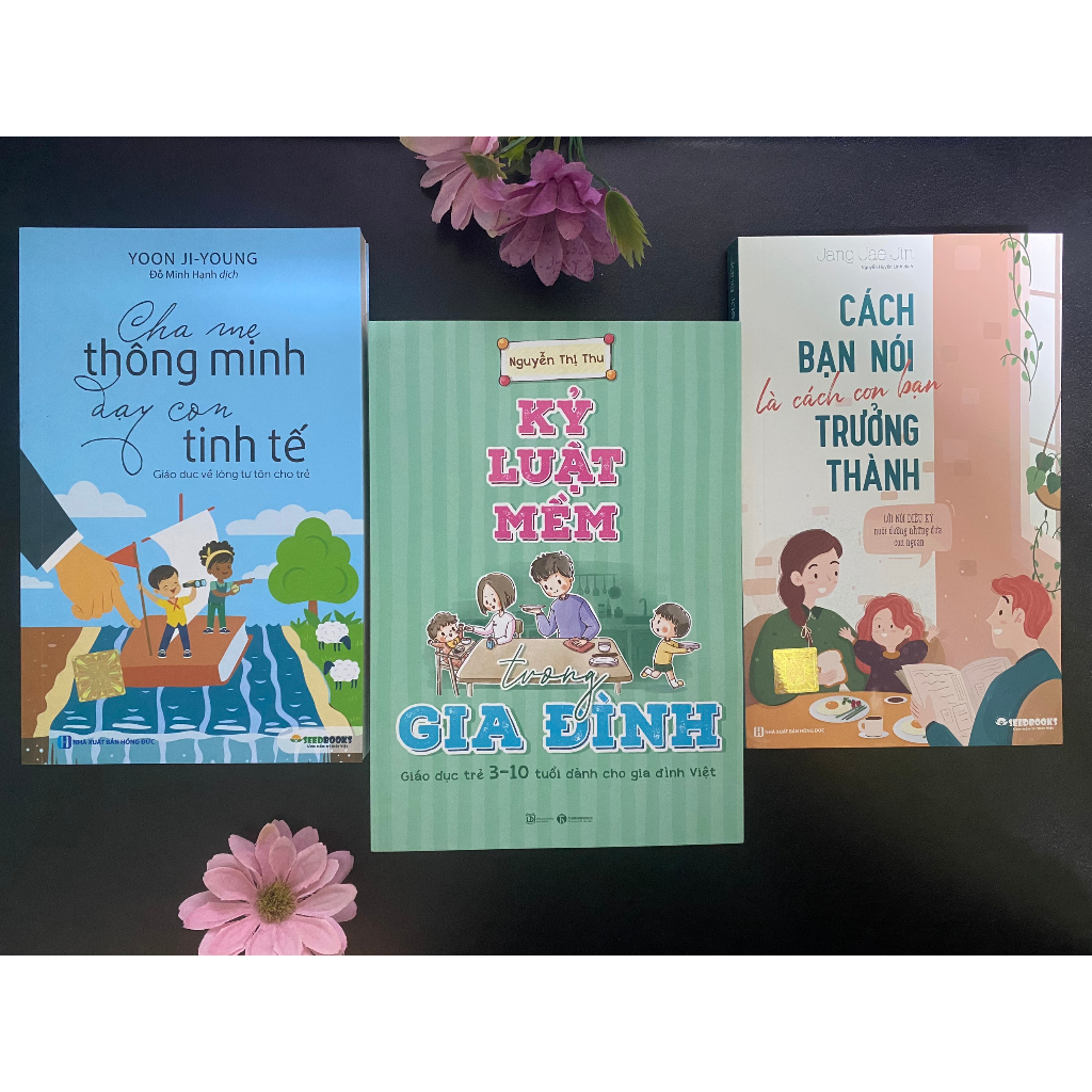 3 books Soft Discipline In Family + Smart Parents Teaching Delicate Children + How