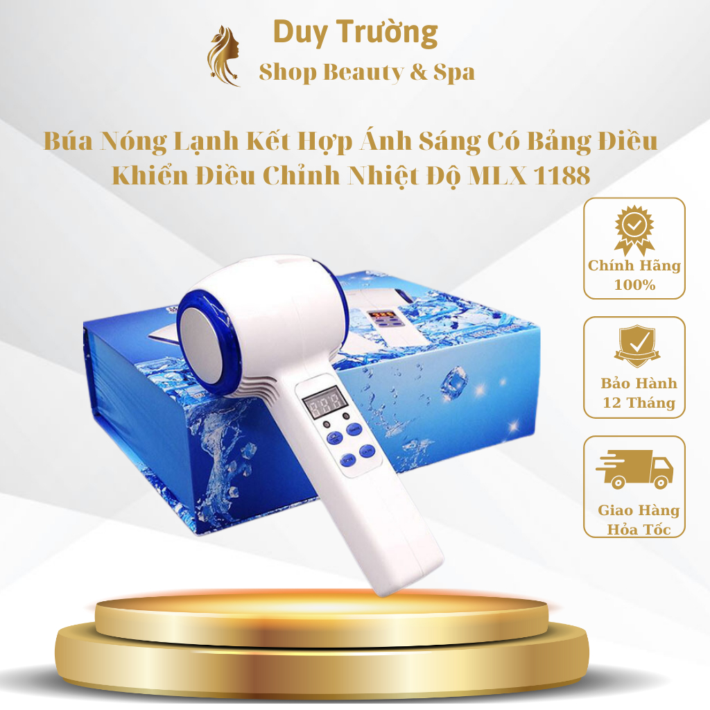 Hot And Cold Hammer Combined With Light With MLX 1188 Temperature