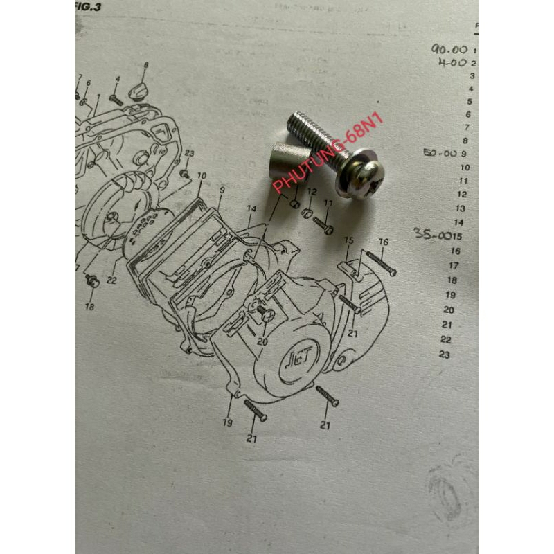 Combo Screws vs Choking Fire Wheels Rgv, Xipo 110, Crystal 110, Akira 110 vs 120 Shopee Malaysia