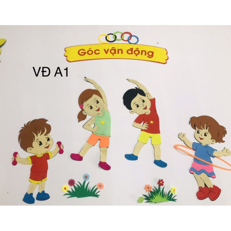 2-layer felt corner - A1 Movement Corner (hand-cut image to decorate ...