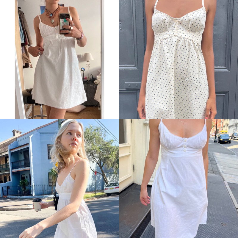 Brandy Melville Arianna Floral Dress (Twowire skirt) Shopee Malaysia