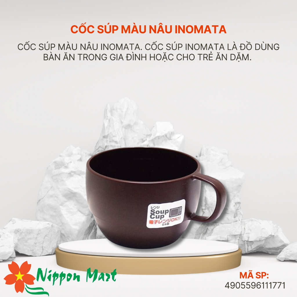 INOMATA Brown Soup Cup | Shopee Malaysia