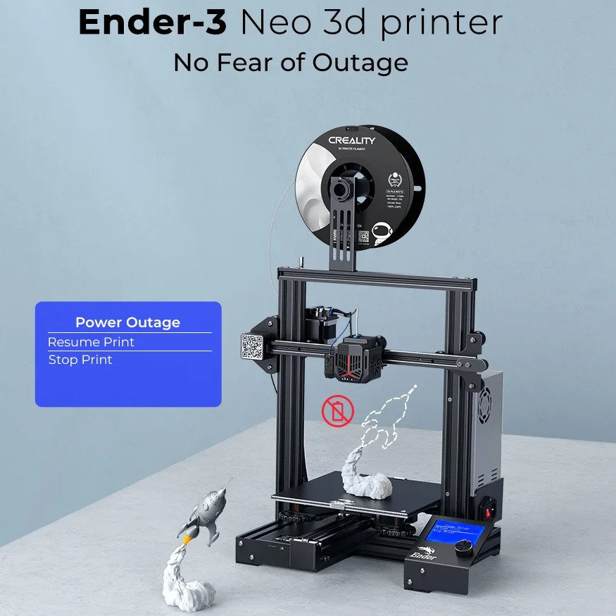 Creality Ender 3 Neo 3d printer 22*22*25cm automatic bench scale with ...