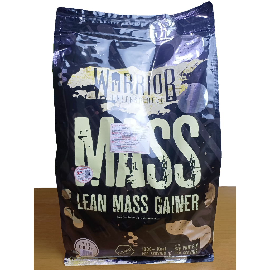 Lean Mass Gainer Warrior 5KG Weight Gain Milk 18 Servings Salted ...