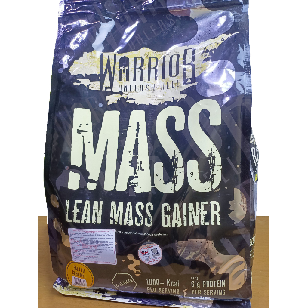 Lean Mass Gainer Warrior 5KG Weight Gain Milk 18 Servings Salted ...