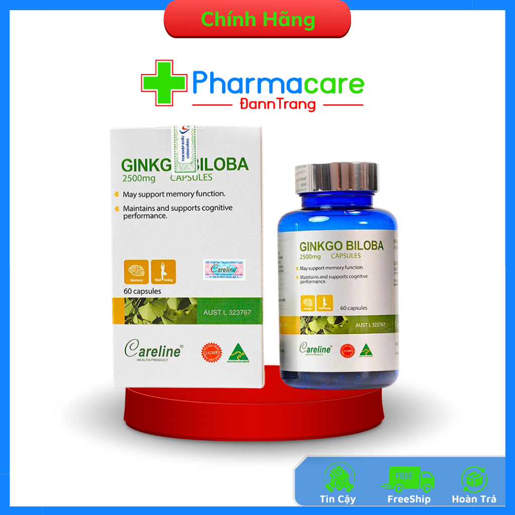 Ginkgo Biloba CareLine Brain Supplement 2500mg (Australia) Enhance