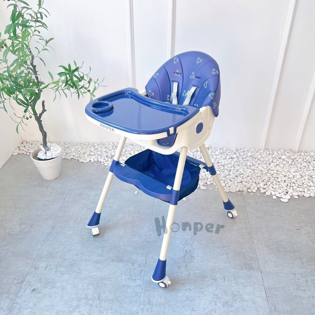 Honper multi-function high chair with 3-mode reclining height ...
