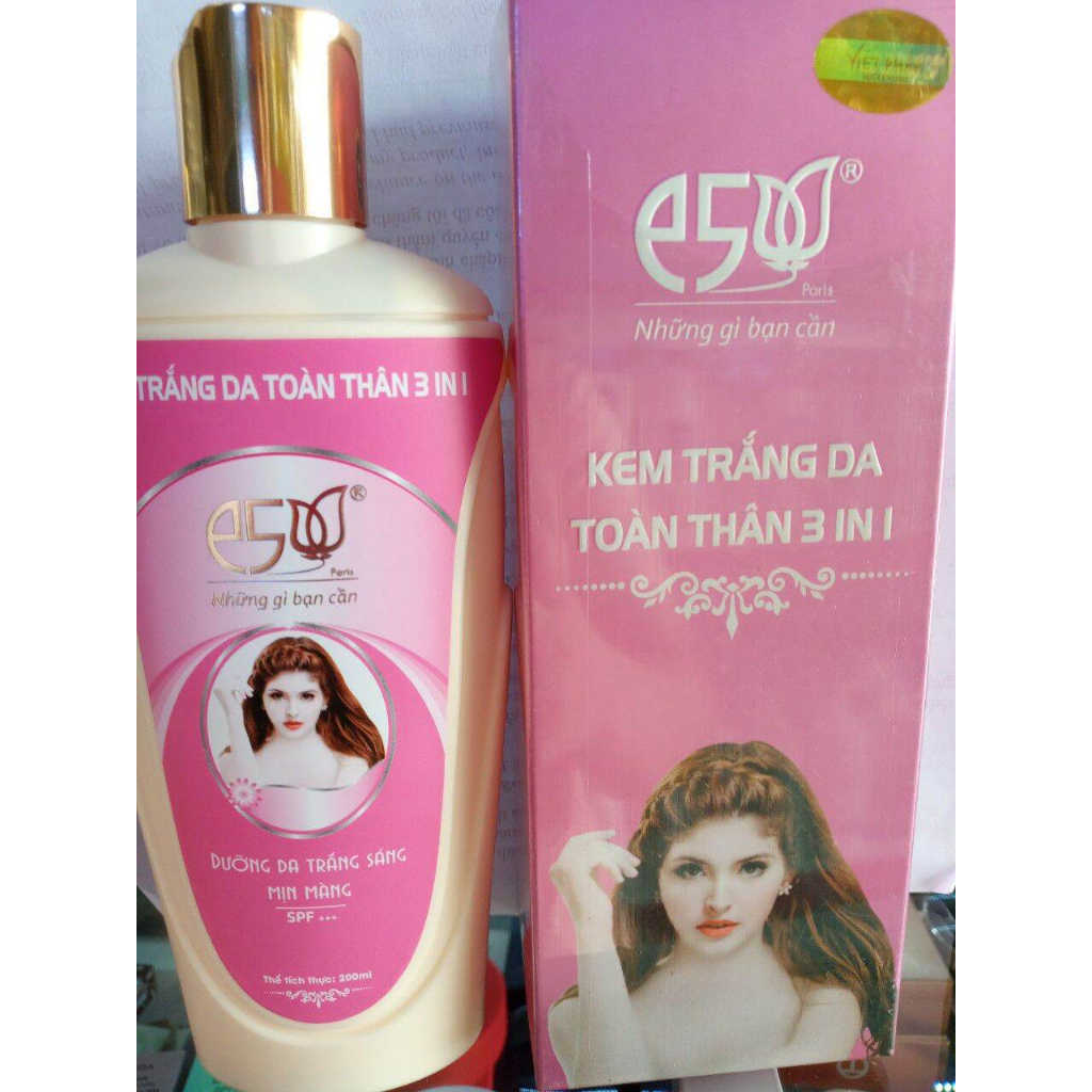 Body Whitening Cream 3 in 1 E5 (200ml) Shopee Malaysia