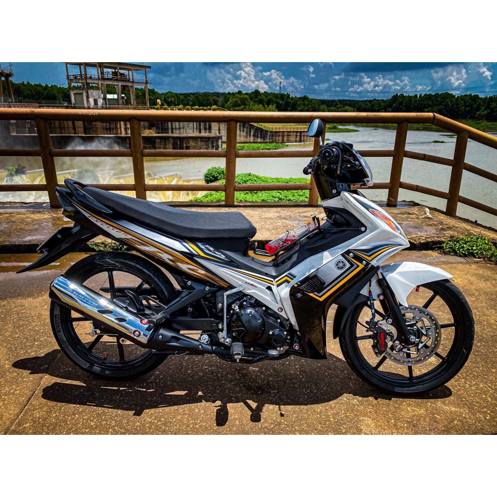 Stamp Exciter 2010 Black And White (Rice decal car frame) | Shopee Malaysia