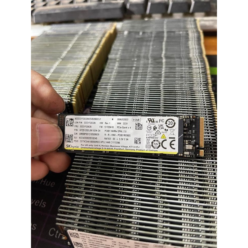Sk hynix PC801 M.2 2280 PCIe NVMe Gen 4x4 512GB SSD Hard Drive ...