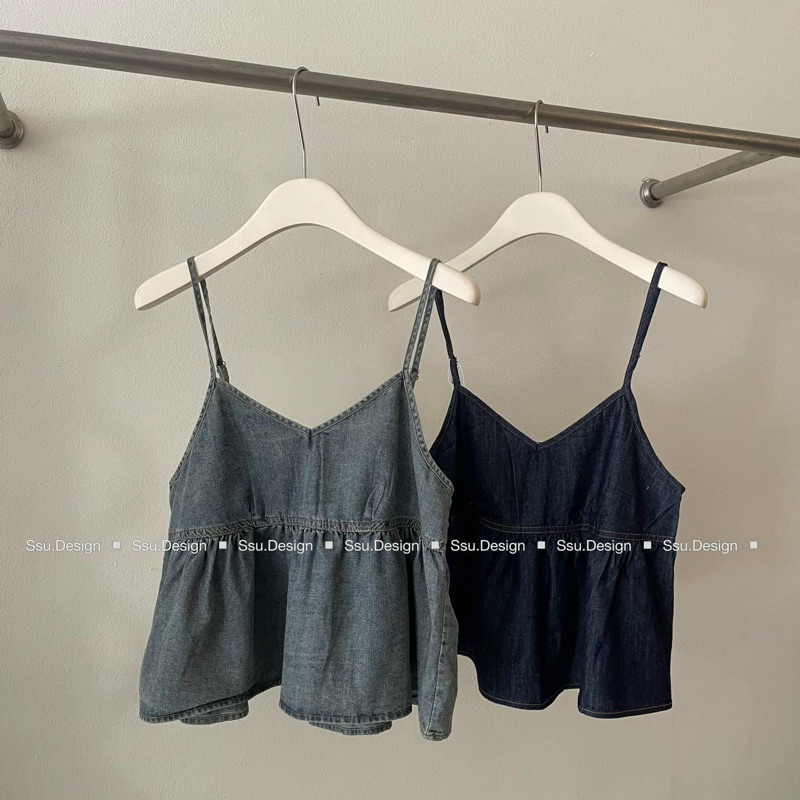 The Baby Doll Denim Corset