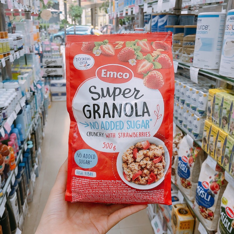 Emco MusLi Cereals 750G Super Granola SugarFree Cereals (500g) New