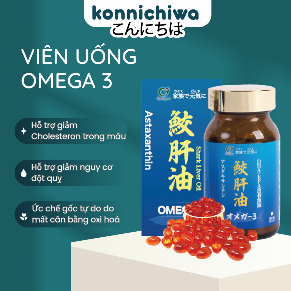 Omega 3 oral tablet shark liver oil tonic brain to help reduce blood