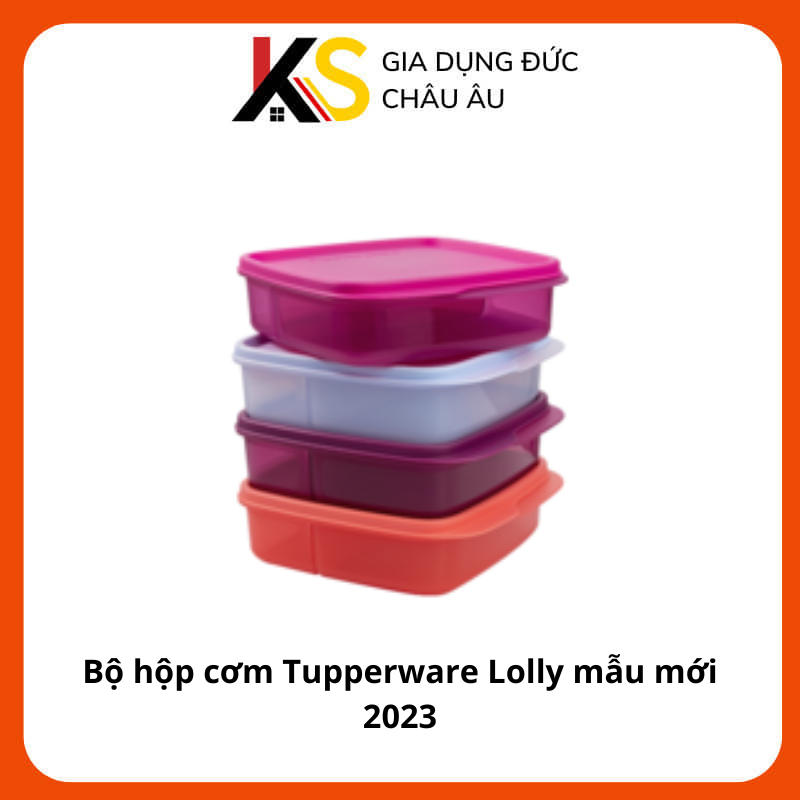 Tupperware Lolly lunch box set new model 2023 | Shopee Malaysia