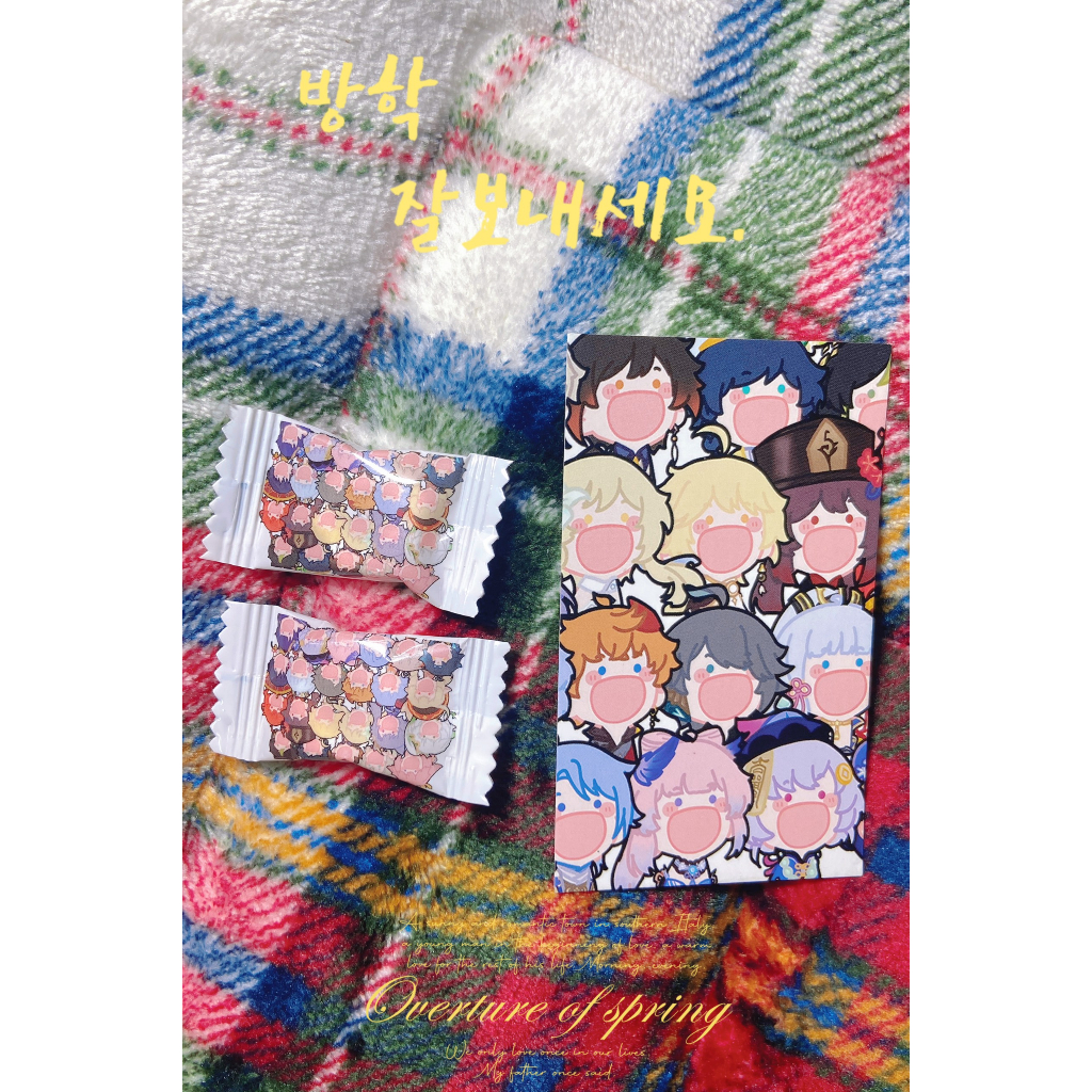 (Available) Set Of Genshin Impact Candy Genshin Impact Candy And Card Shopee Malaysia