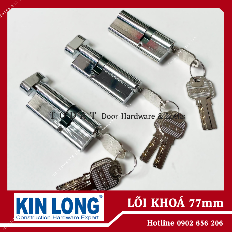 Kinlong Aluminum Door Handle Lock Core Xingfa (Tim Lock / kinlong Lock