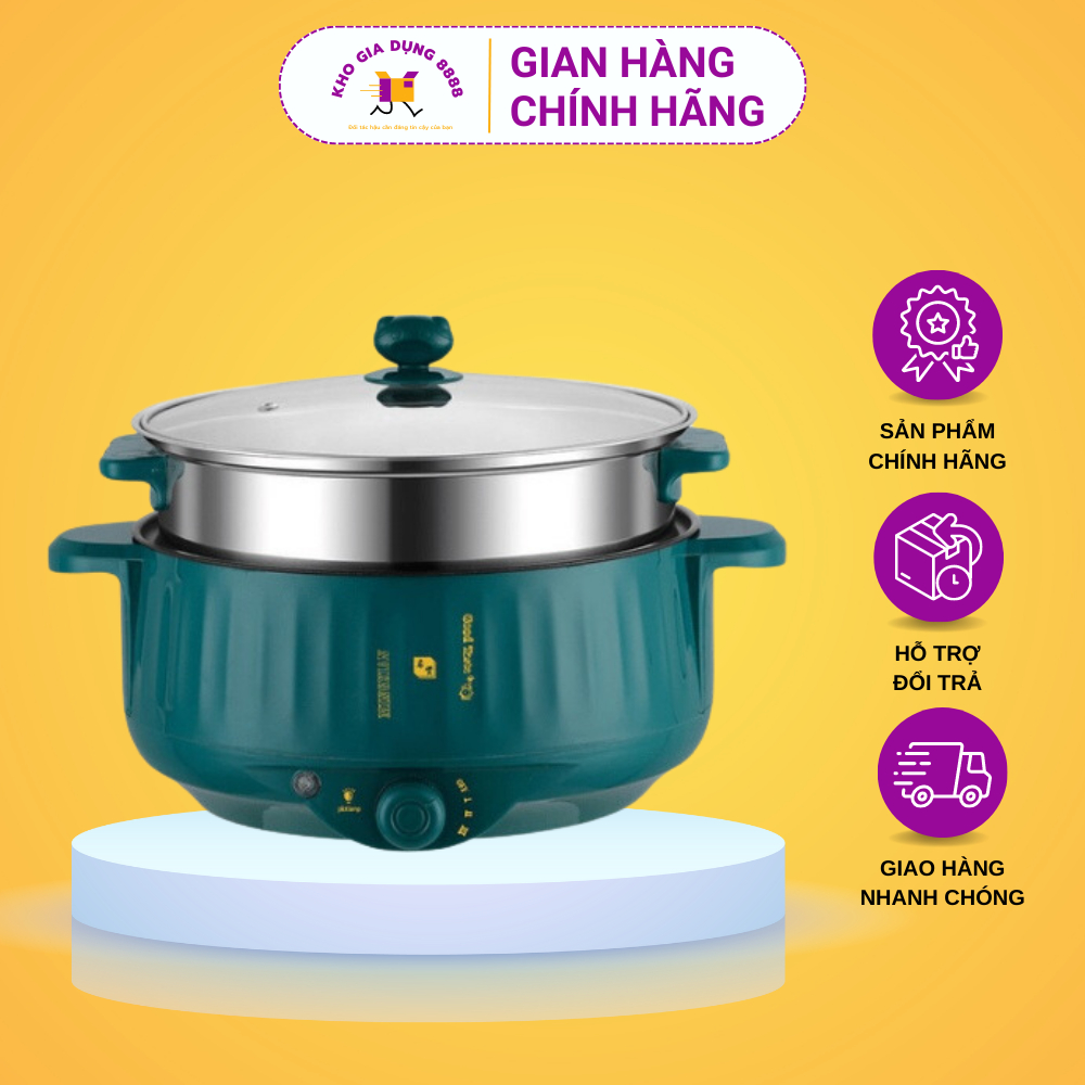 2storey MultiPurpose Hot Pot, MINI Hot Pot, Smart Electric Stove