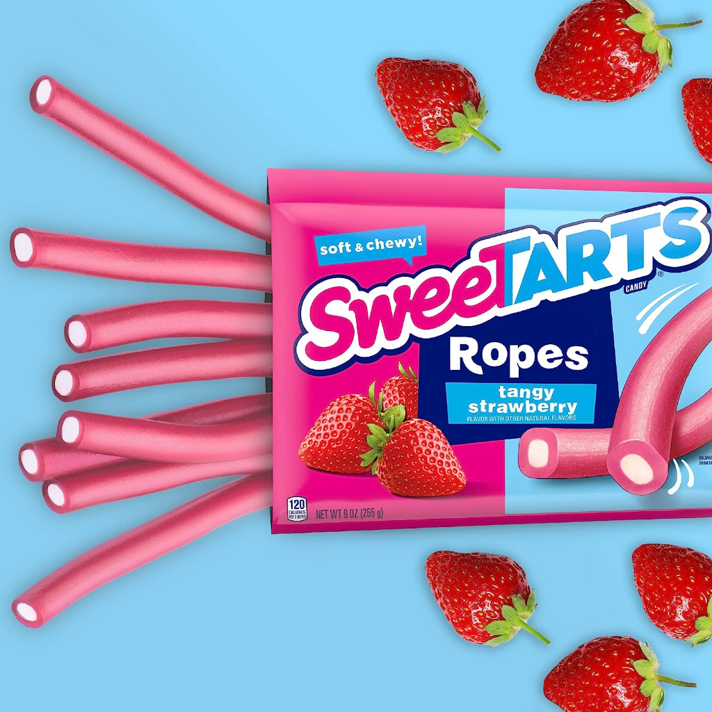 Sweetarts Soft & Chewy Strawberry Fruit Marshmallows - 255g | Shopee ...