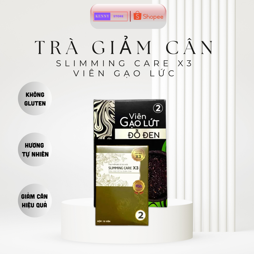 Weight Loss Weight Tea Slimming Care + Brown Rice Black Bean Tablets