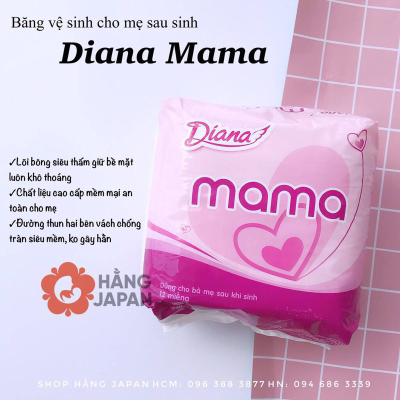 Mama Sanitary Napkin 12 Pieces (For Mother After Giving Birth) Shopee Malaysia