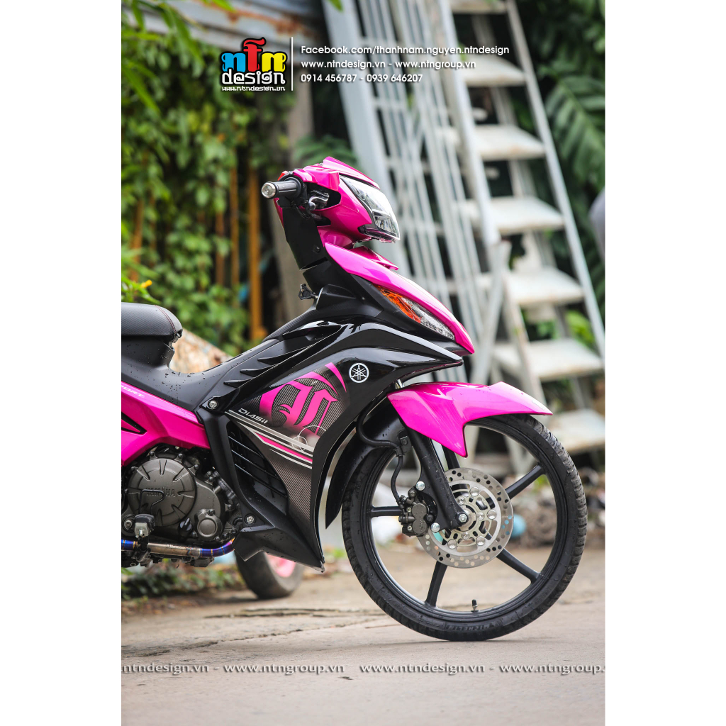 Exciter 135 stamp - model LC 135 (Pink-black) | Shopee Malaysia