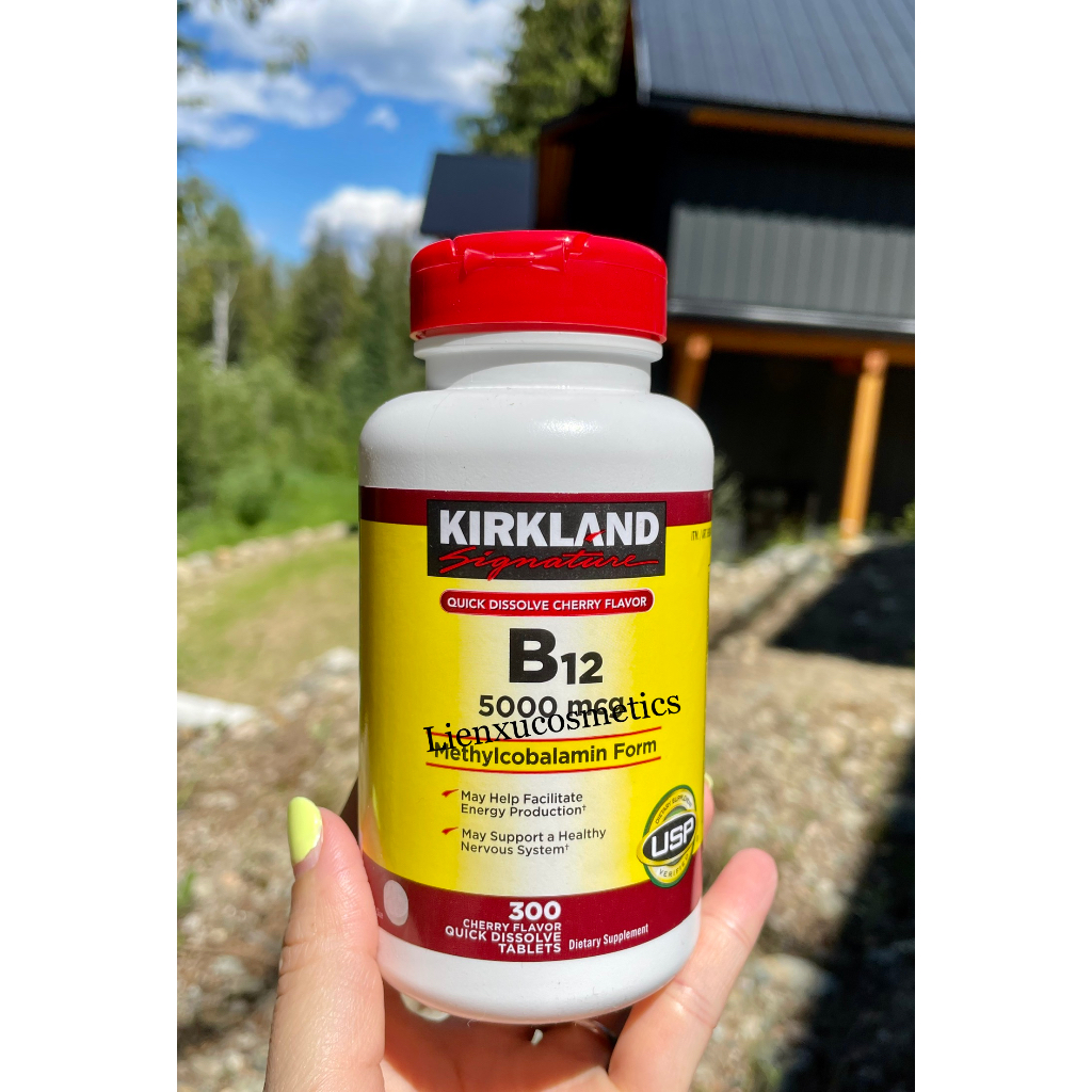 Supplement vitamin B12 Kirkland signature B12 5000mcg, Box Of 300