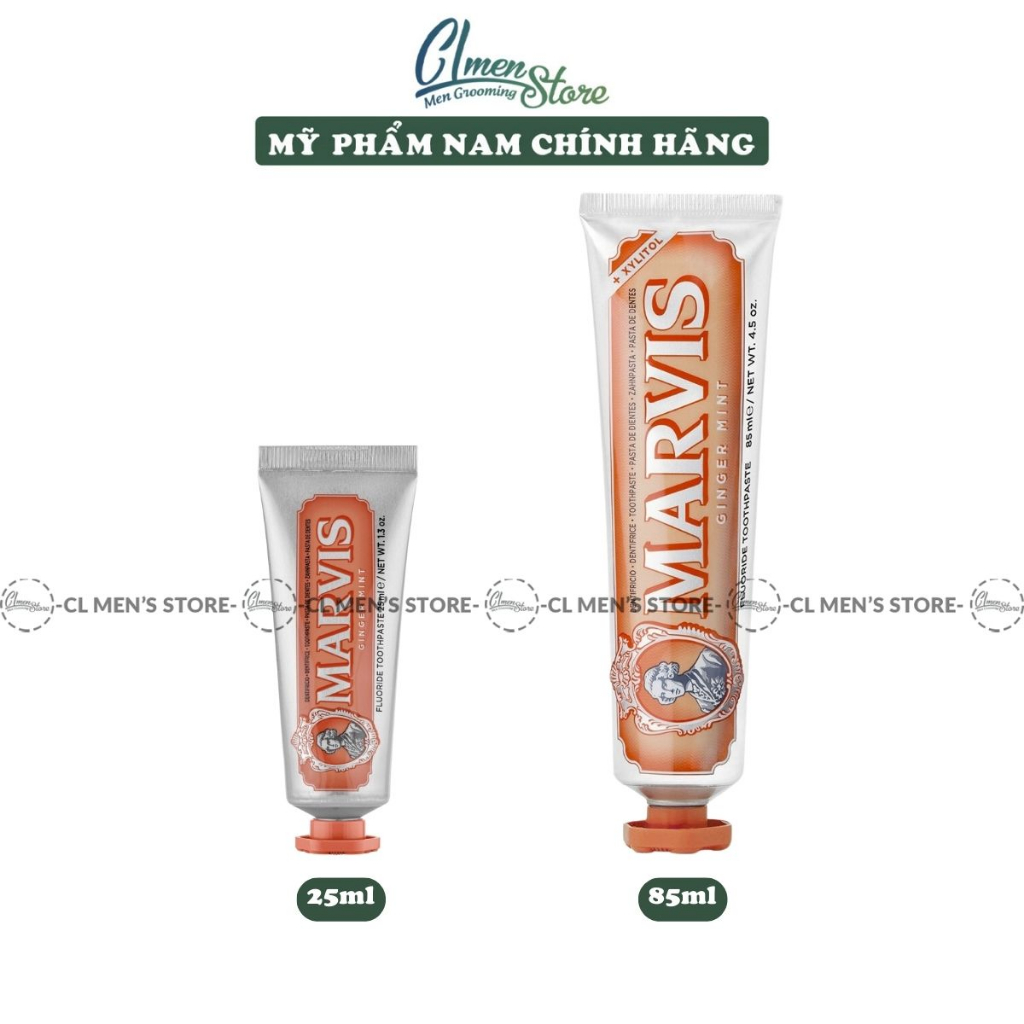 Marvis Ginger Mint Toothpaste - 25ml & 85ml | Shopee Malaysia