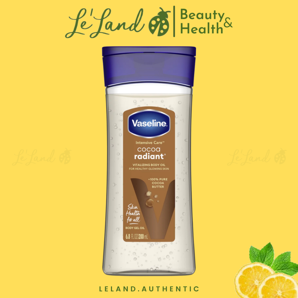 Leland Vaseline Cocoa Radiant Body Oil 200ml Shopee Malaysia