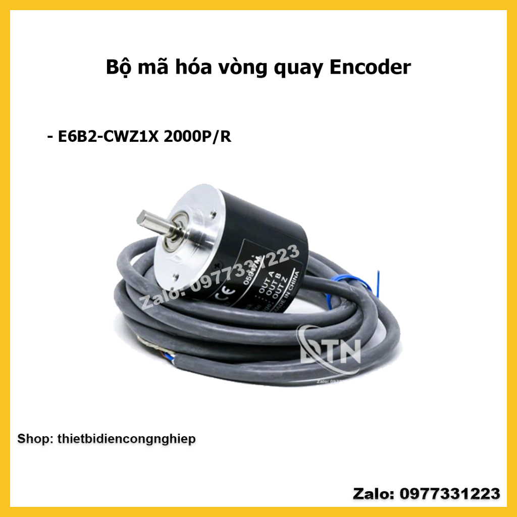 Encoder E6B2-CWZ1X 2000P / 2M 5-24VDC Rotation Encoder Set | Shopee ...