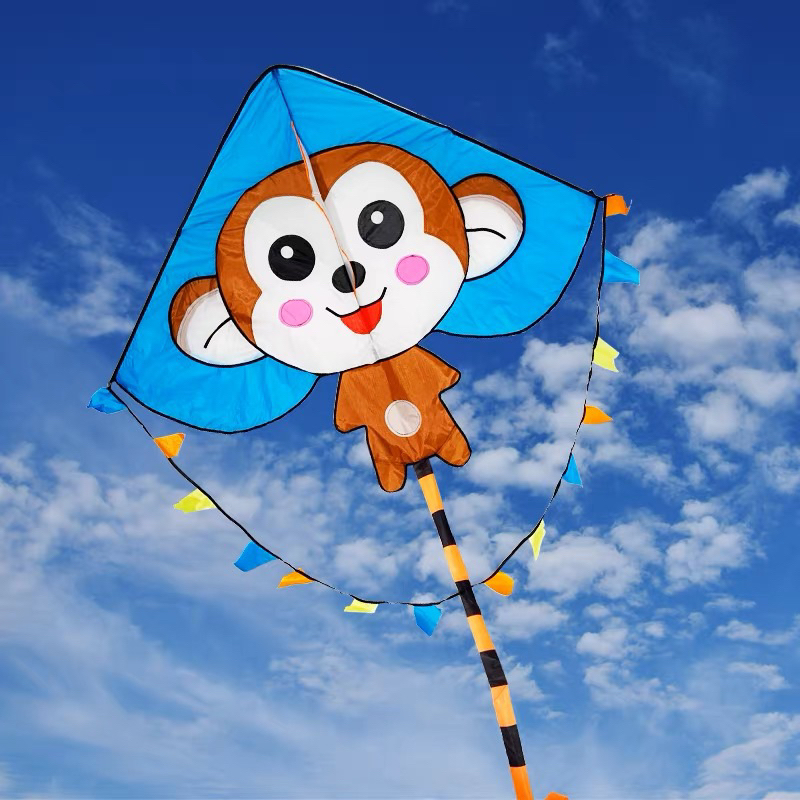 Combo 1 GET 1 FREE - MONKEY Kite + Free large kite handle with 150m of ...