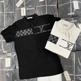 Louis Vuitton Half Sleeve T-Shirt for Men With Branded Box - White