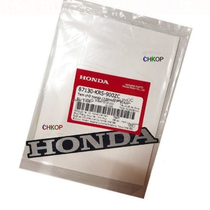 Honda stamp (120 m) HonDa letters with bib stickers 87130KRS900ZC ...