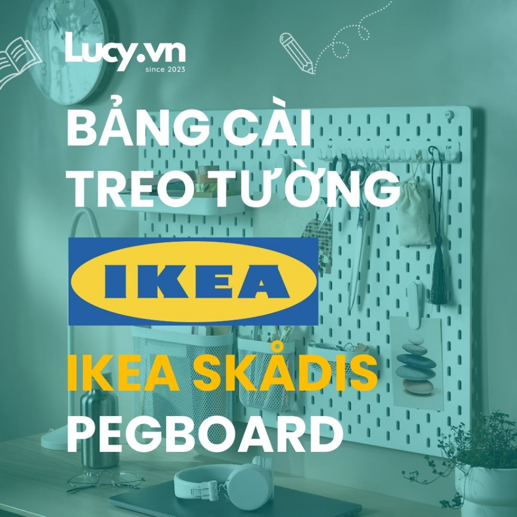Ikea SkΩDis Pegboard Wall Mounting Board Shopee Malaysia