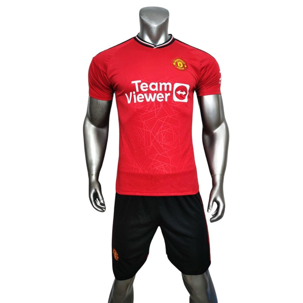 Mu 2024 soccer clothes IN red with numbers printed Shopee Malaysia