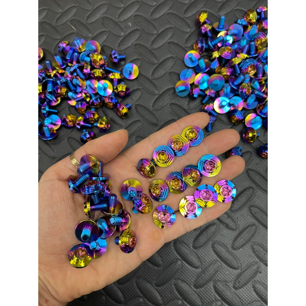 Snail 6li10 m6*10 star 2 floors, diagonal star Titanium Gr5 Premium to