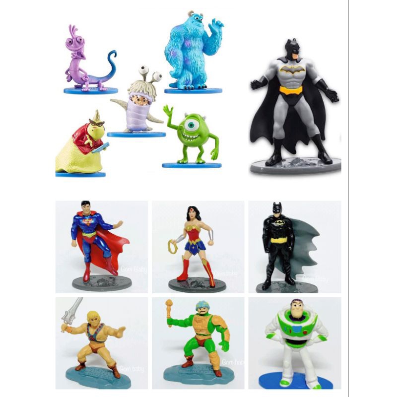 Characters from Disney Pixar Toy Story, favorite brand mini models ...
