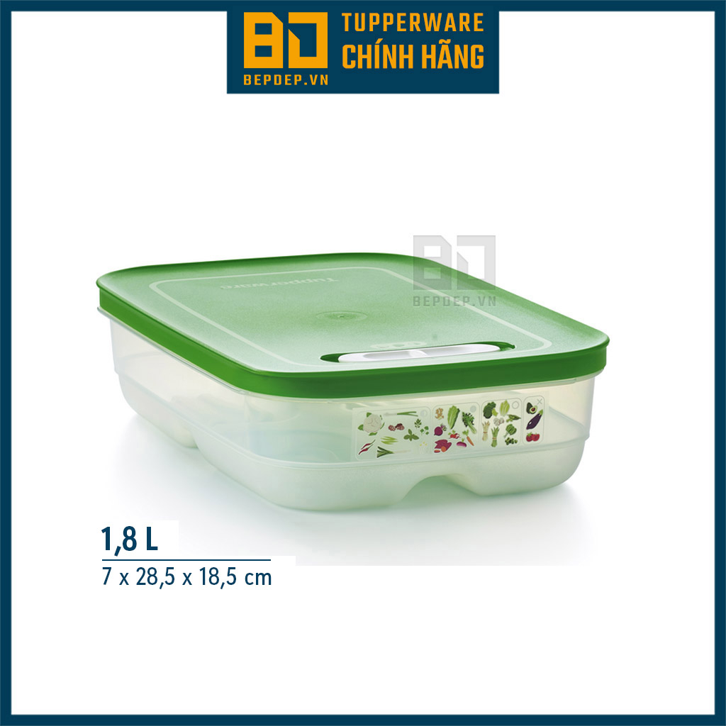 Tupperware low Ventsmart 1.8L cool storage box with breathing button ...