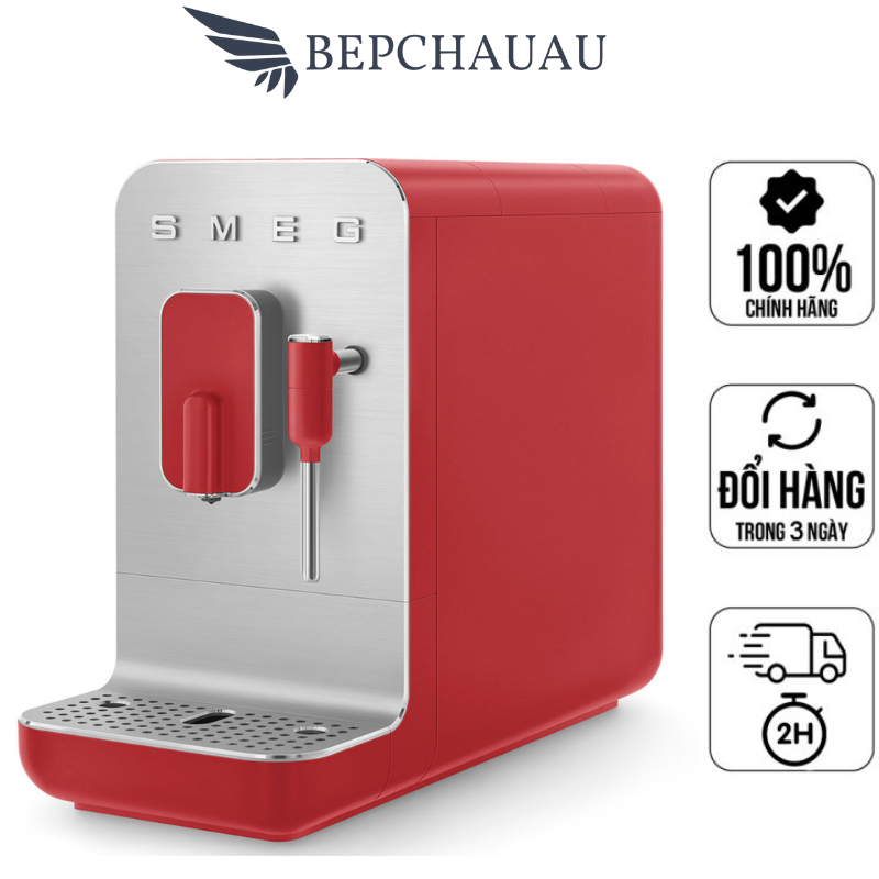 Smeg BCC02RDMEU Automatic Coffee Machine, Home, Office Coffee Machine