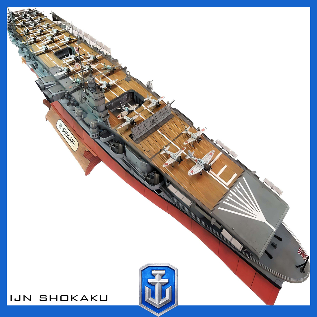 Shokaku Aircraft Carrier Paper Model Kit | Shopee Malaysia