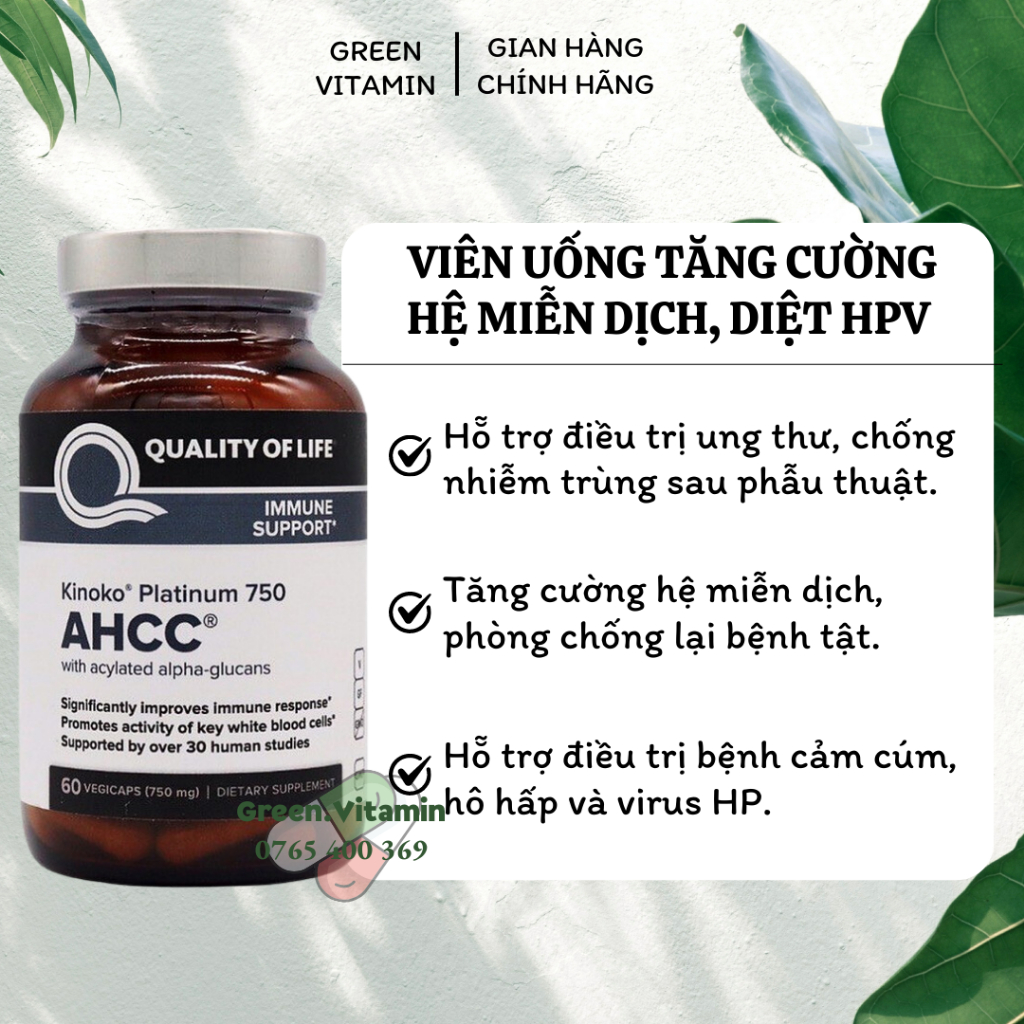 Ahcc KINOKO PLATINUM 750mg Oral Tablet Strengthens The Immune System