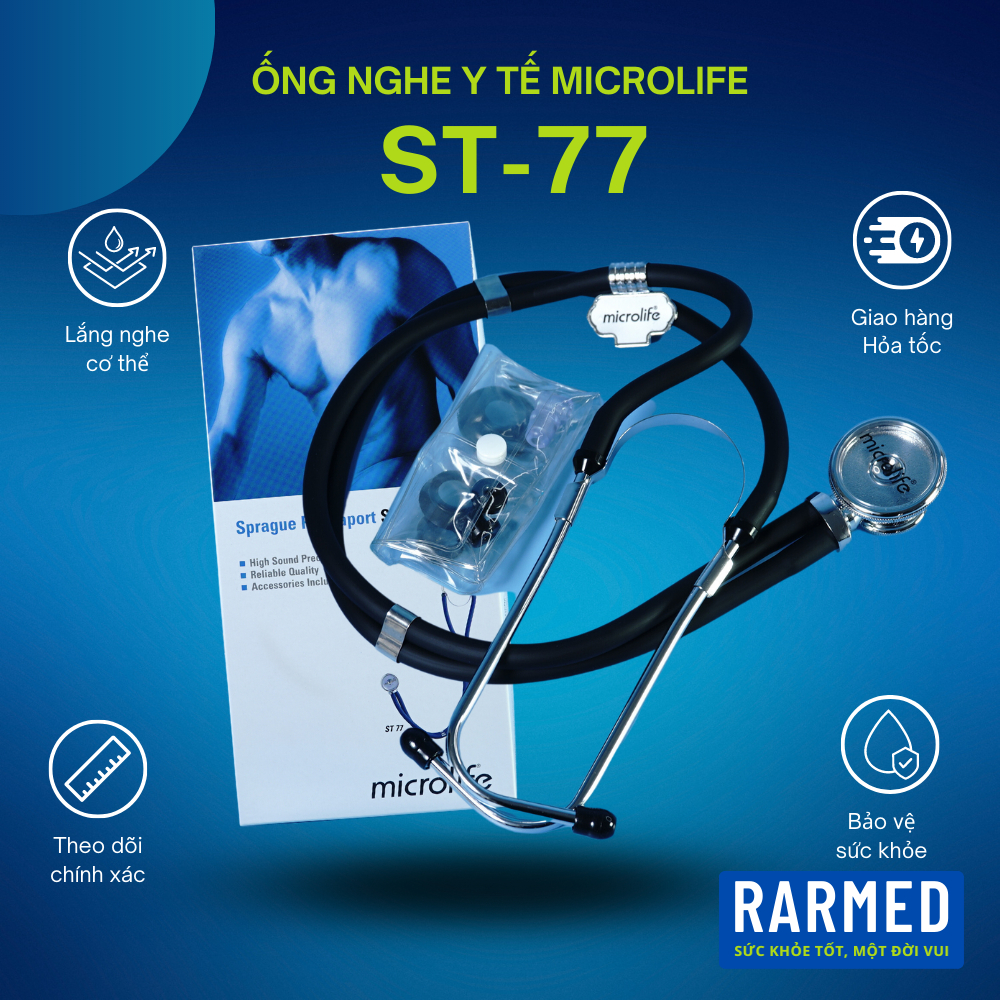 Medical Stethoscope, Microlife ST77 Heart Rate For Doctors And Nurses
