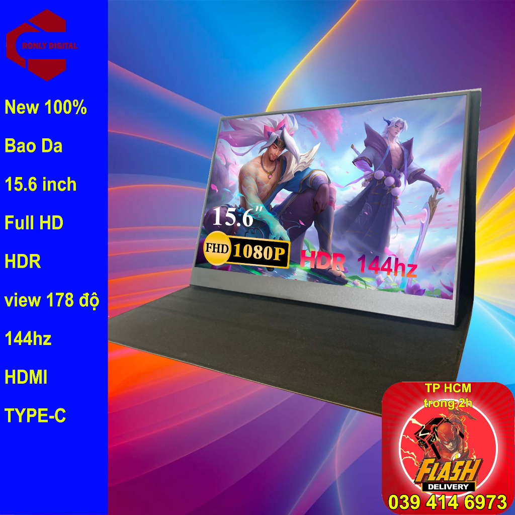 15.6 inch Portable Monitor, full hd 144hz, Portable Monitor 15.6 inch ...