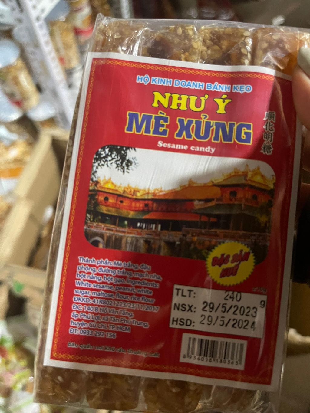 Sesame Candy Used As Mother Bong Snack Shop Shopee Malaysia