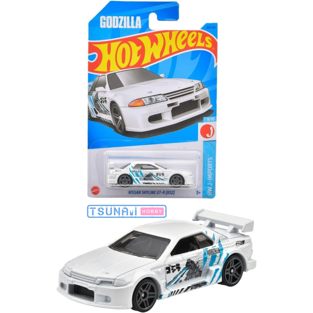 Hot Wheels Nissan Skyline GT-R (R32) R32 Godzilla Model Car | Shopee ...