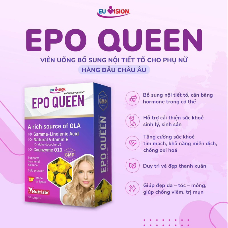 Epo QUEEN Oral Tablets Help Balance Female Hormones, Improve Hot ...