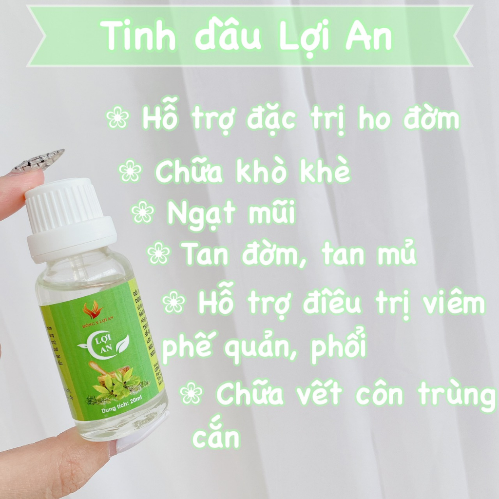Loi An Essential Oil Specializes In Coughing Phlegm, Wheezing, Runny
