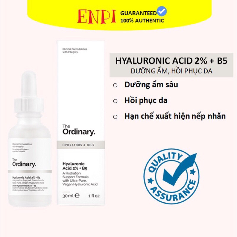 The ordinary Hyaluronic Acid 2 + B5 Recovery Moisturizing Essence