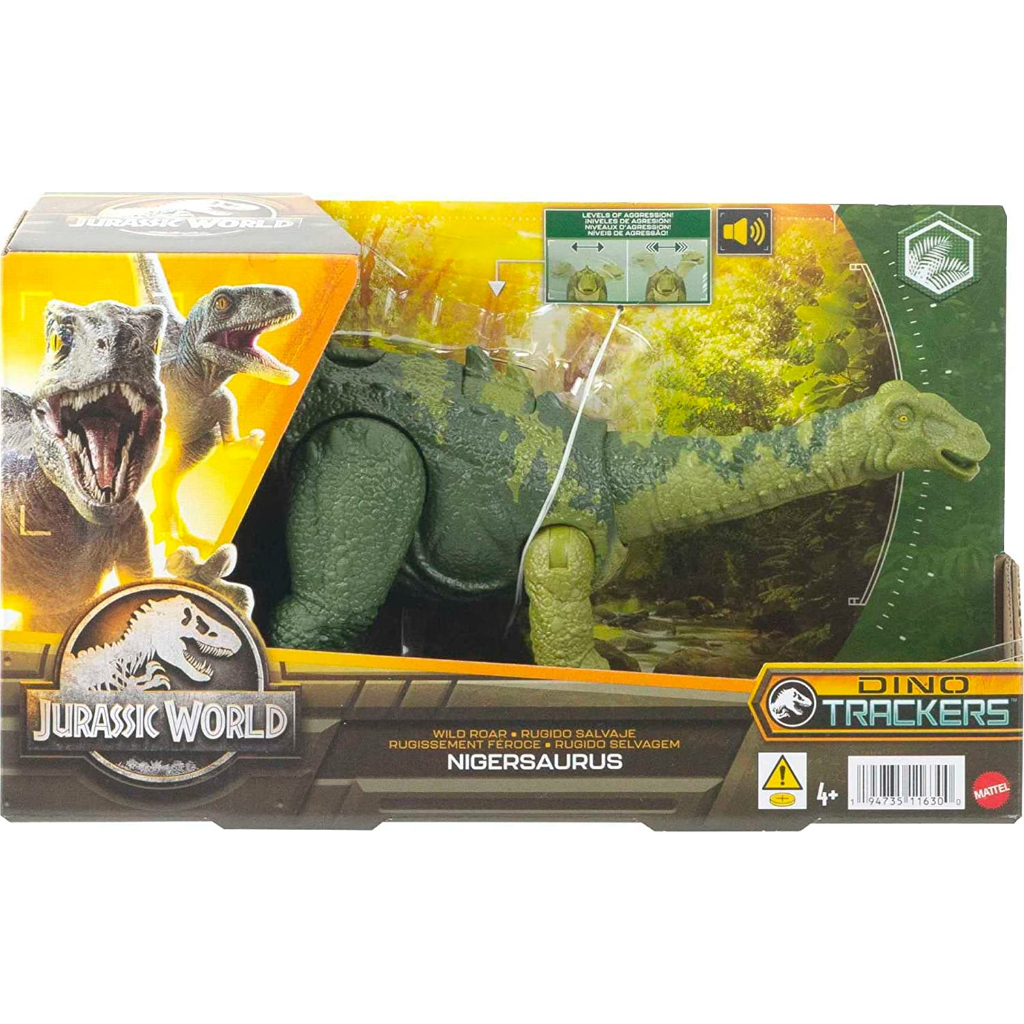 Mattel Jurassic World Niger Saurus Dinosaur Model (Dino Trackers ...