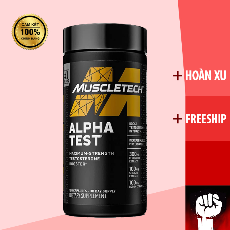 Muscletech Pro Series Alpha Testosterone Testosterone Booster Oral